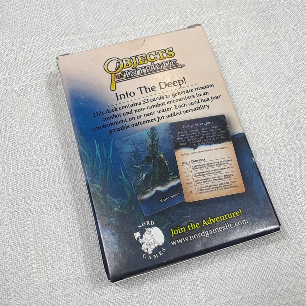 💜Kids DD Cards Objects of Intrigue Encounter Deck Waterways Adventure Card Game